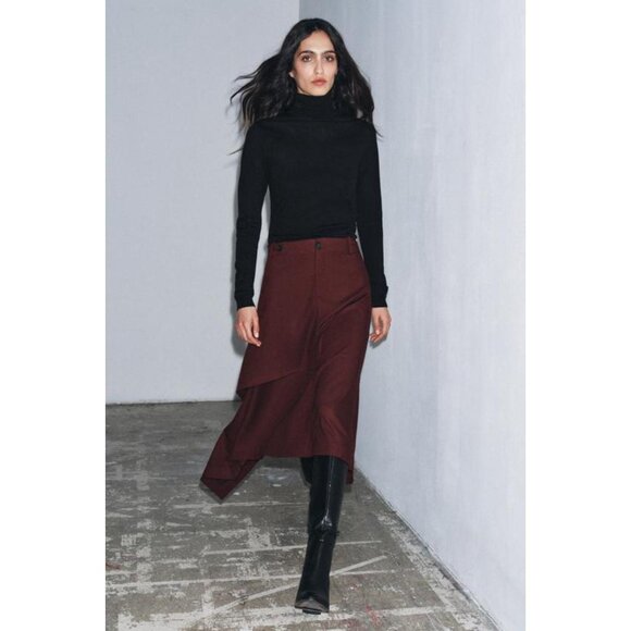 ZARA ASYMMETRIC SKIRT ZW COLLECTION - Picture 6 of 9